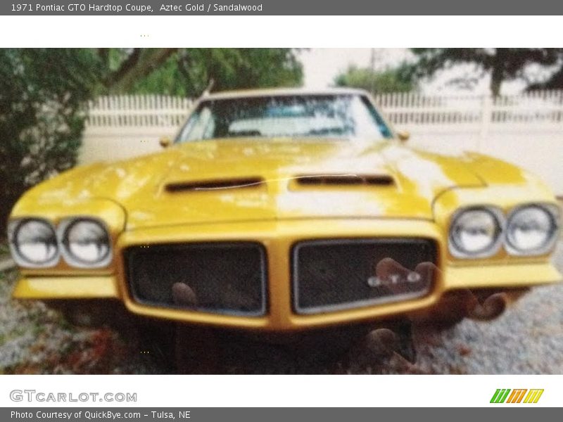 Aztec Gold / Sandalwood 1971 Pontiac GTO Hardtop Coupe