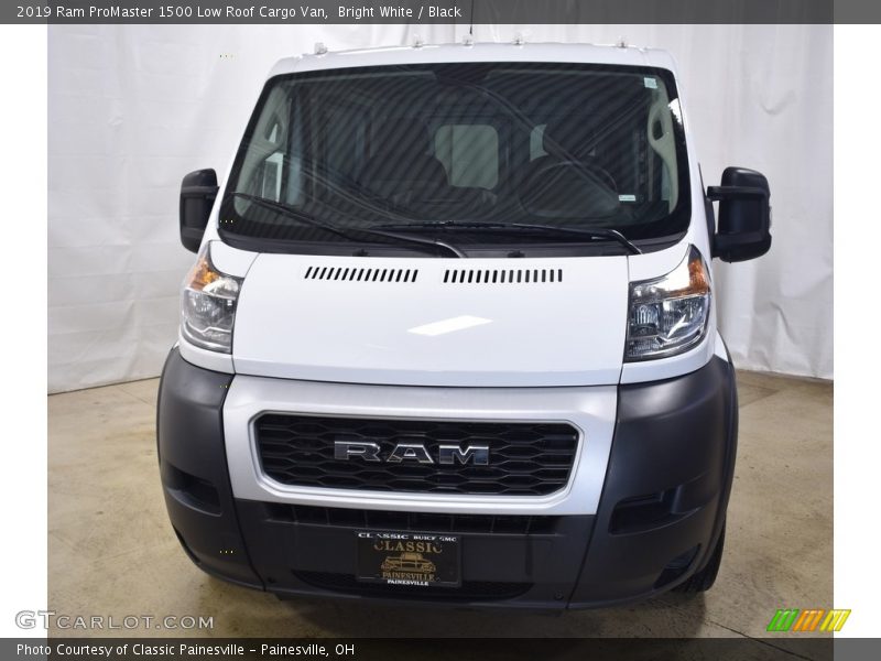 Bright White / Black 2019 Ram ProMaster 1500 Low Roof Cargo Van