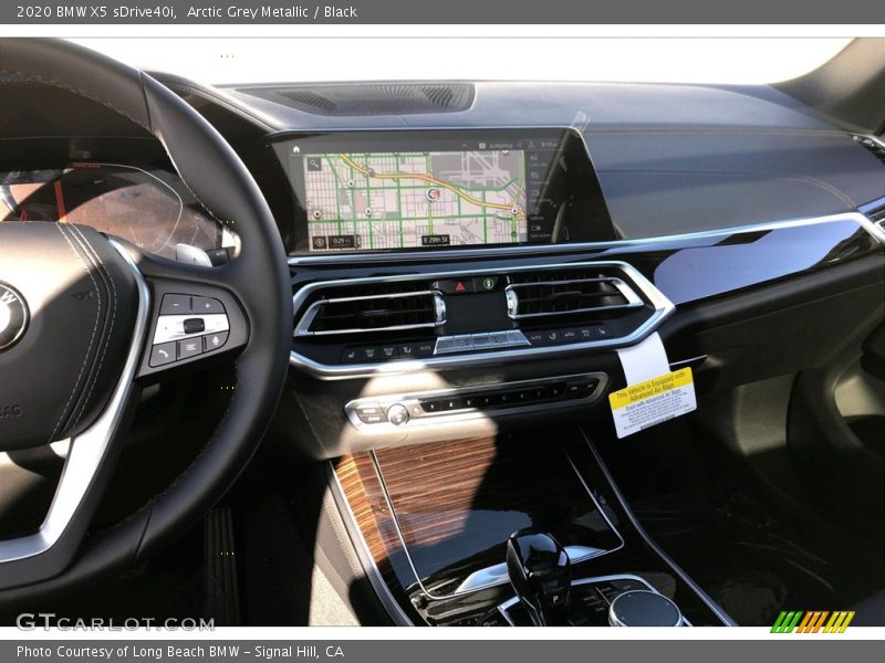 Arctic Grey Metallic / Black 2020 BMW X5 sDrive40i