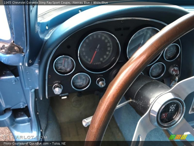 Nassau Blue / White/Blue 1965 Chevrolet Corvette Sting Ray Sport Coupe