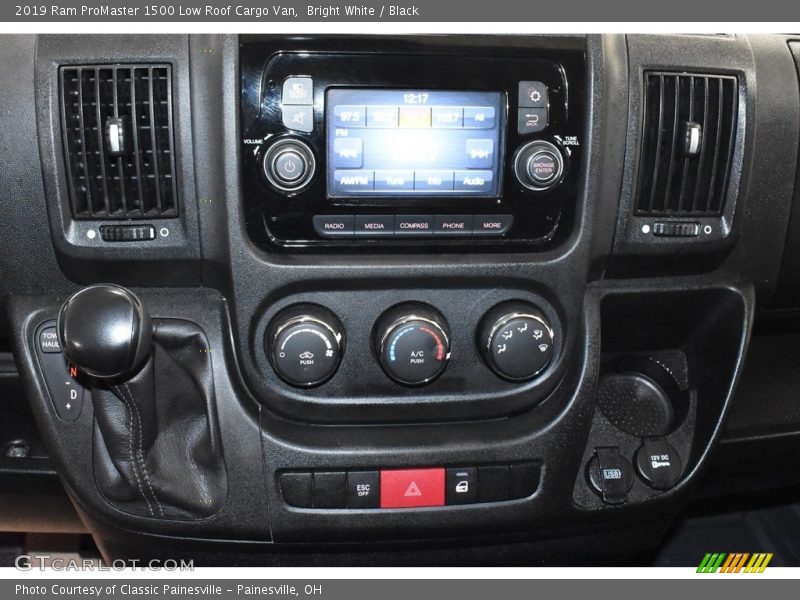 Bright White / Black 2019 Ram ProMaster 1500 Low Roof Cargo Van