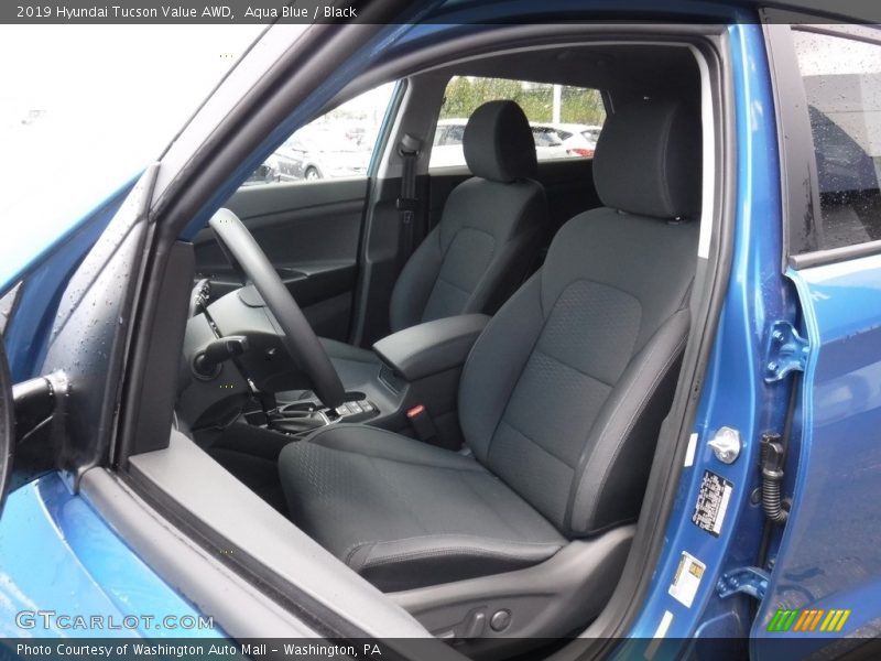 Aqua Blue / Black 2019 Hyundai Tucson Value AWD