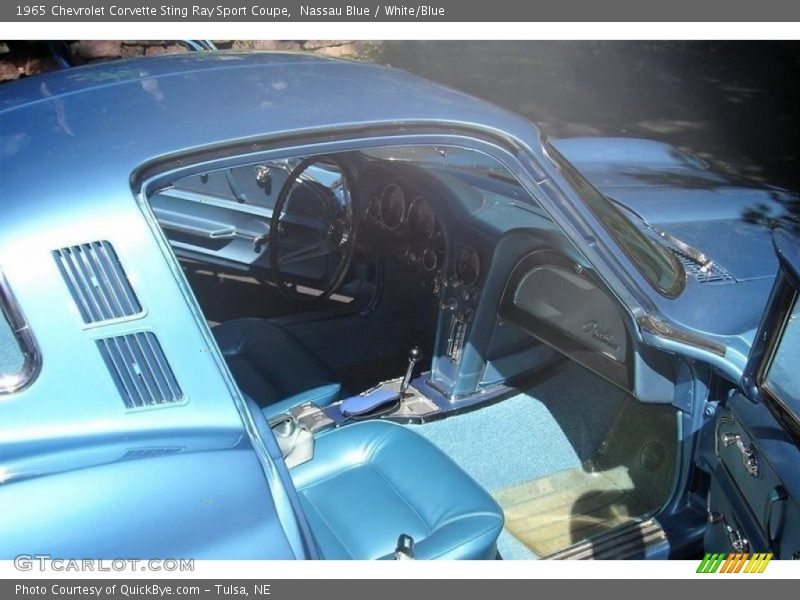 Nassau Blue / White/Blue 1965 Chevrolet Corvette Sting Ray Sport Coupe