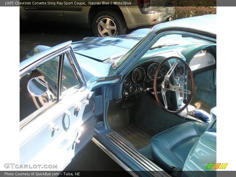 Nassau Blue / White/Blue 1965 Chevrolet Corvette Sting Ray Sport Coupe