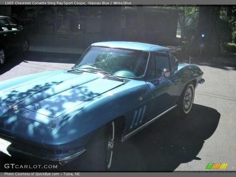 Nassau Blue / White/Blue 1965 Chevrolet Corvette Sting Ray Sport Coupe