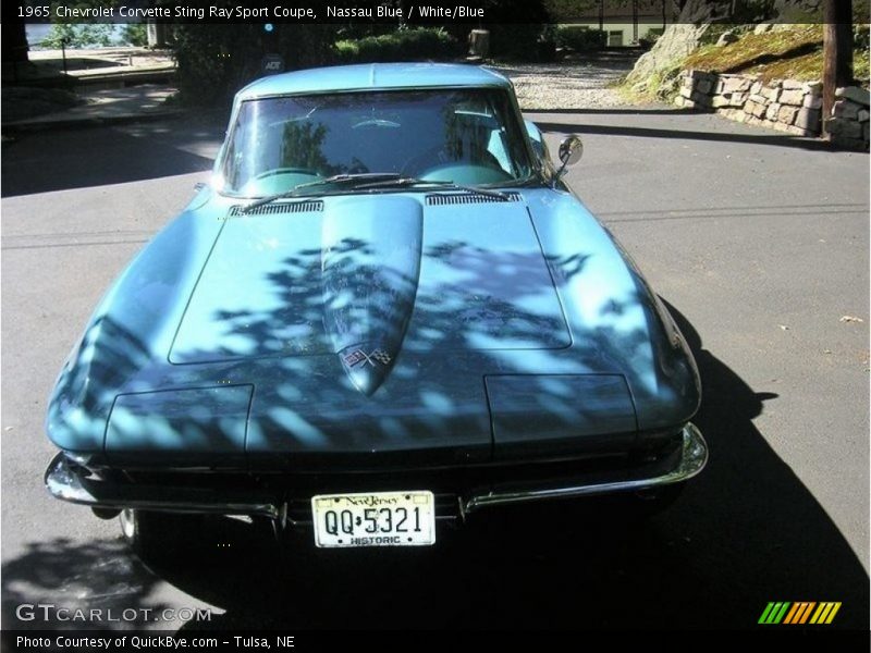 Nassau Blue / White/Blue 1965 Chevrolet Corvette Sting Ray Sport Coupe