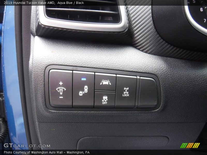Aqua Blue / Black 2019 Hyundai Tucson Value AWD