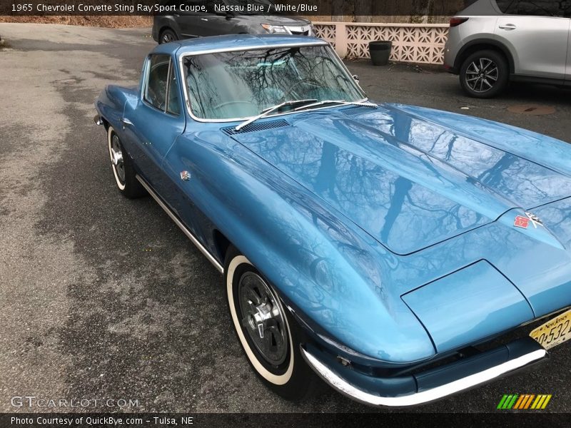 Nassau Blue / White/Blue 1965 Chevrolet Corvette Sting Ray Sport Coupe