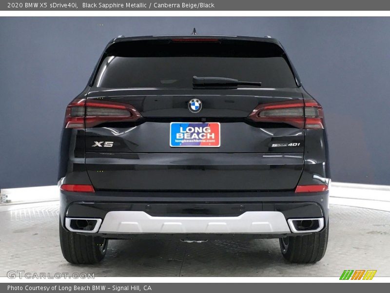 Black Sapphire Metallic / Canberra Beige/Black 2020 BMW X5 sDrive40i