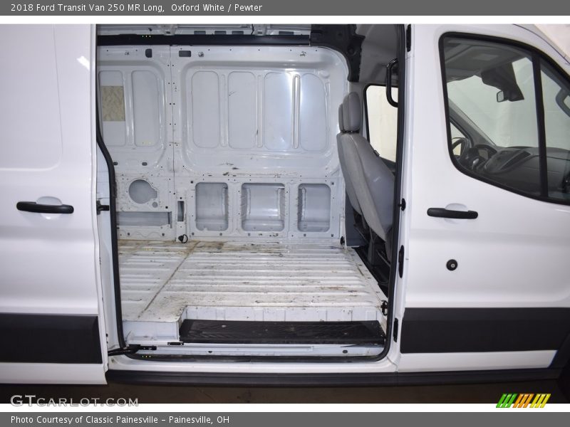 Oxford White / Pewter 2018 Ford Transit Van 250 MR Long