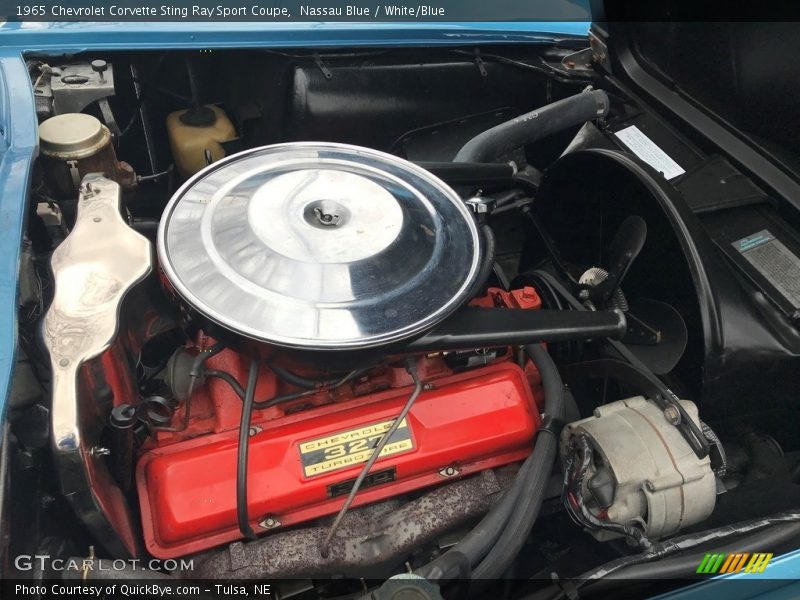  1965 Corvette Sting Ray Sport Coupe Engine - 327 cid 300 hp V8