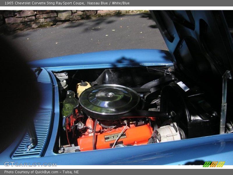 Nassau Blue / White/Blue 1965 Chevrolet Corvette Sting Ray Sport Coupe