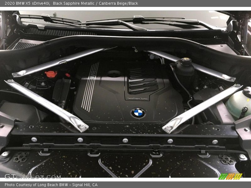 Black Sapphire Metallic / Canberra Beige/Black 2020 BMW X5 sDrive40i