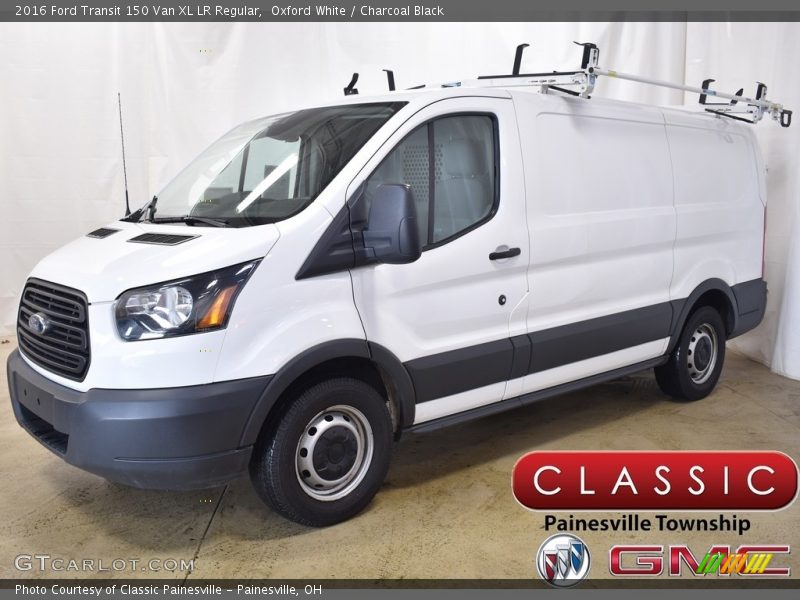 Oxford White / Charcoal Black 2016 Ford Transit 150 Van XL LR Regular
