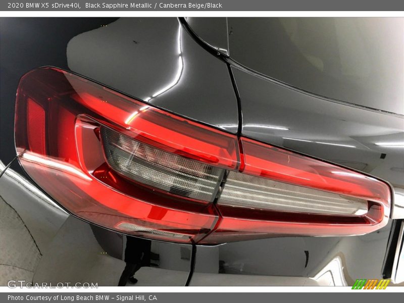 Black Sapphire Metallic / Canberra Beige/Black 2020 BMW X5 sDrive40i