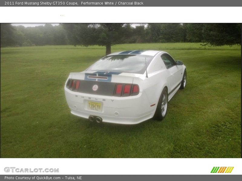 Performance White / Charcoal Black 2011 Ford Mustang Shelby GT350 Coupe