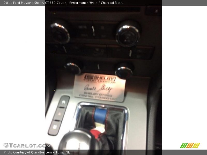  2011 Mustang Shelby GT350 Coupe 6 Speed Manual Shifter