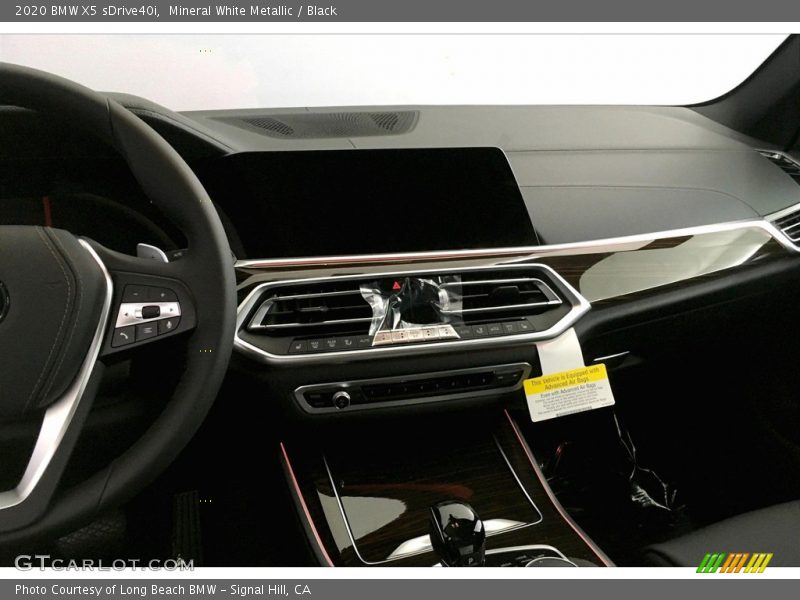 Mineral White Metallic / Black 2020 BMW X5 sDrive40i