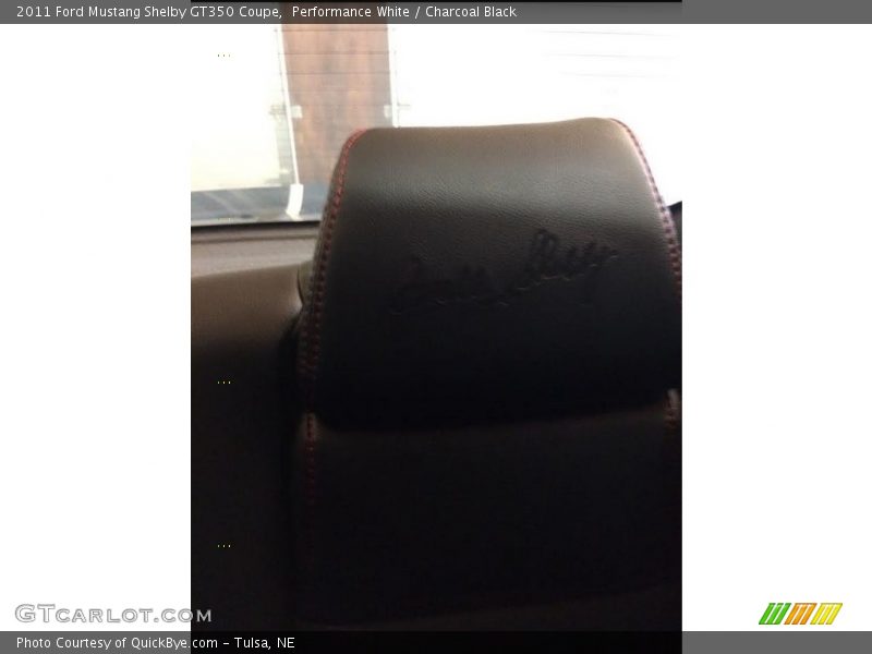 Performance White / Charcoal Black 2011 Ford Mustang Shelby GT350 Coupe