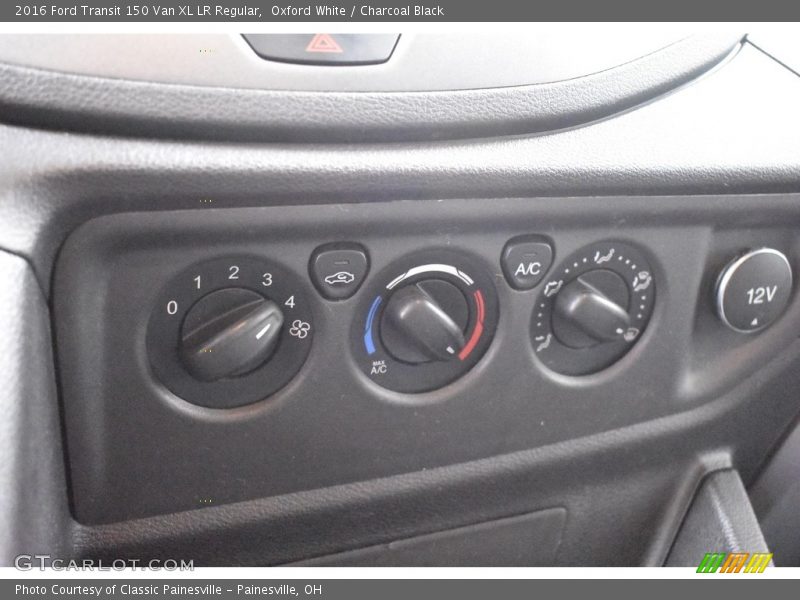 Controls of 2016 Transit 150 Van XL LR Regular