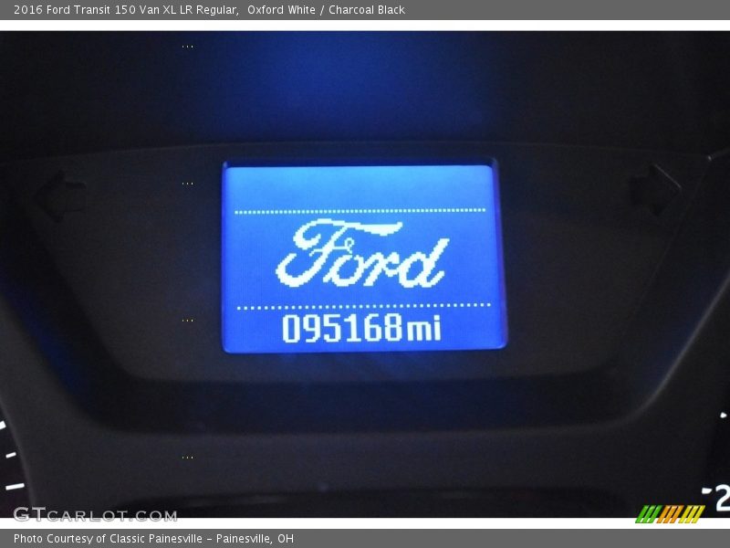 Oxford White / Charcoal Black 2016 Ford Transit 150 Van XL LR Regular