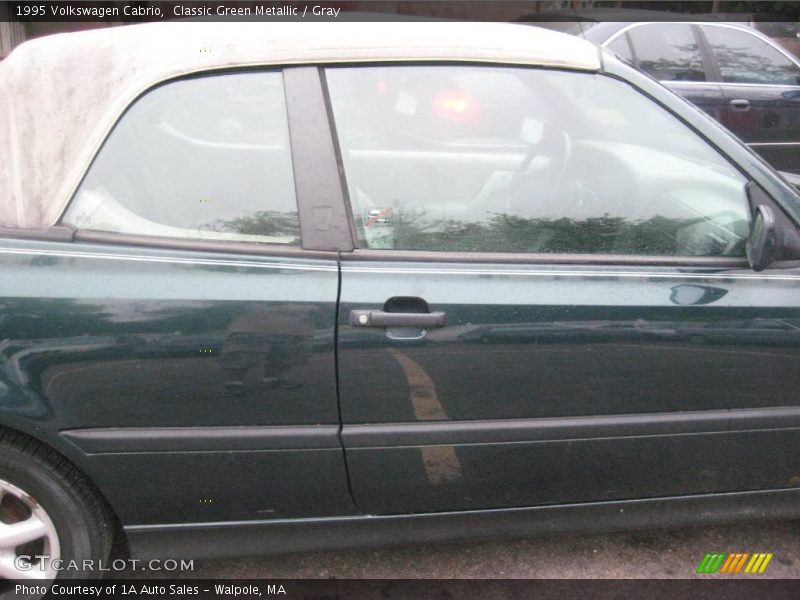 Classic Green Metallic / Gray 1995 Volkswagen Cabrio