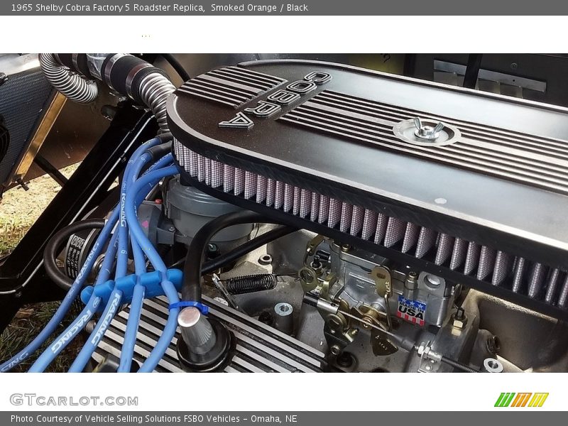 Smoked Orange / Black 1965 Shelby Cobra Factory 5 Roadster Replica