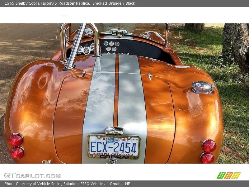 Smoked Orange / Black 1965 Shelby Cobra Factory 5 Roadster Replica