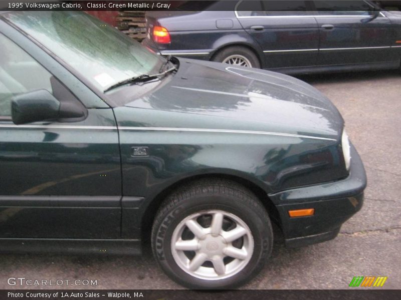 Classic Green Metallic / Gray 1995 Volkswagen Cabrio