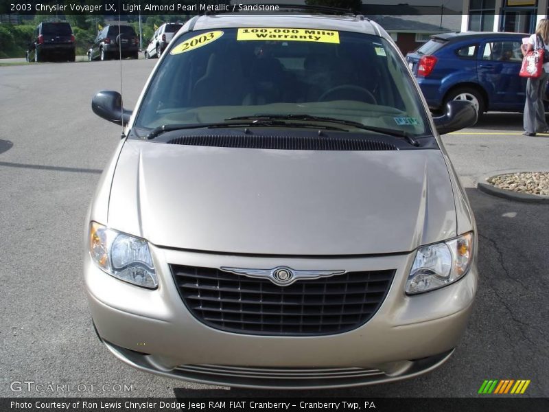 Light Almond Pearl Metallic / Sandstone 2003 Chrysler Voyager LX