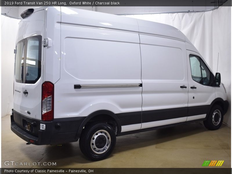 Oxford White / Charcoal black 2019 Ford Transit Van 250 HR Long