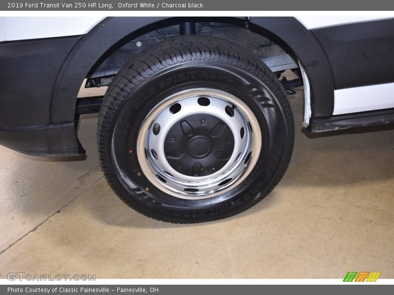 Oxford White / Charcoal black 2019 Ford Transit Van 250 HR Long