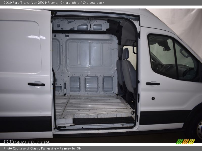 Oxford White / Charcoal black 2019 Ford Transit Van 250 HR Long