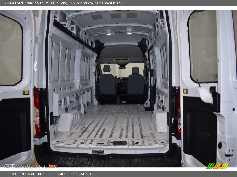 Oxford White / Charcoal black 2019 Ford Transit Van 250 HR Long
