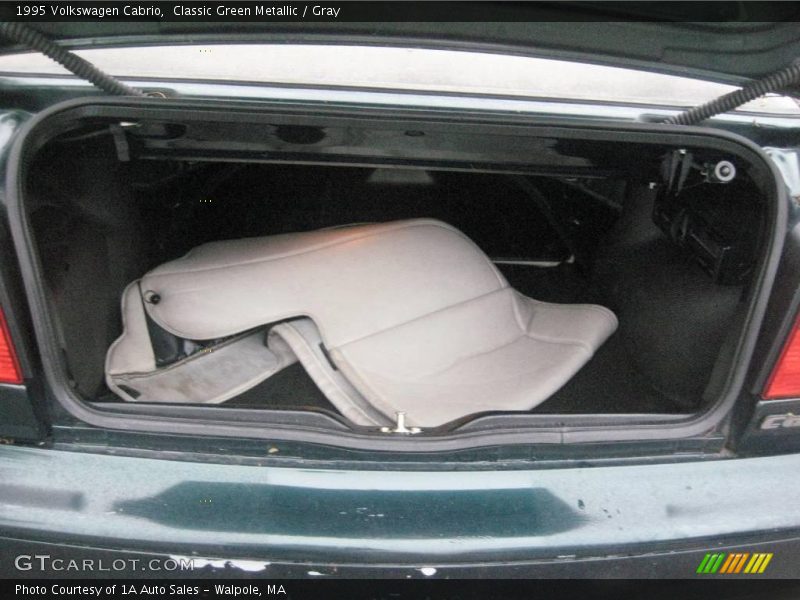 Classic Green Metallic / Gray 1995 Volkswagen Cabrio