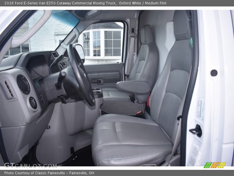 Oxford White / Medium Flint 2016 Ford E-Series Van E350 Cutaway Commercial Moving Truck
