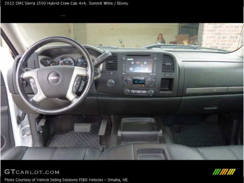 Dashboard of 2012 Sierra 1500 Hybrid Crew Cab 4x4