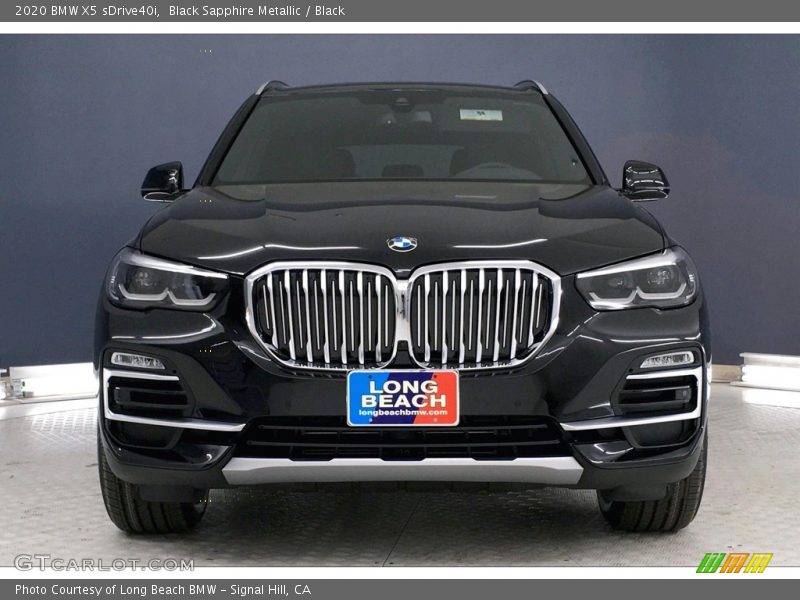 Black Sapphire Metallic / Black 2020 BMW X5 sDrive40i