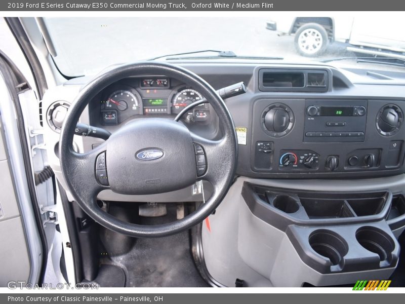 Dashboard of 2019 E Series Cutaway E350 Commercial Moving Truck