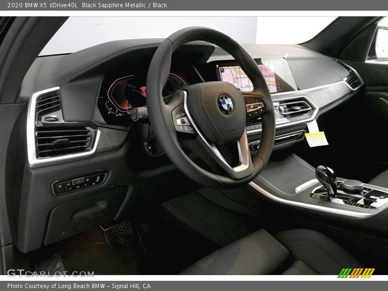 Black Sapphire Metallic / Black 2020 BMW X5 sDrive40i