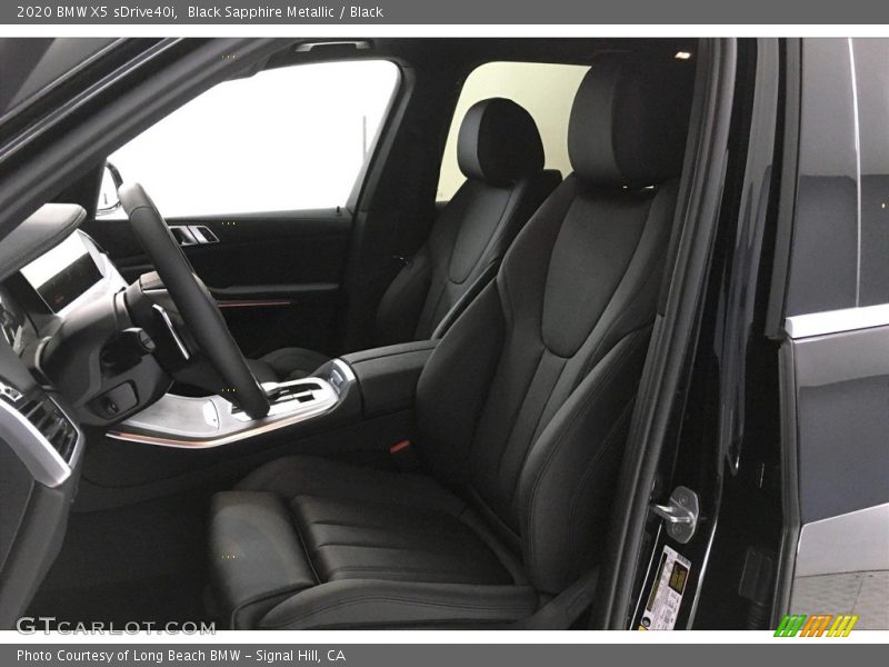 Black Sapphire Metallic / Black 2020 BMW X5 sDrive40i