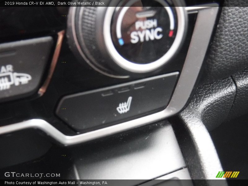 Dark Olive Metallic / Black 2019 Honda CR-V EX AWD