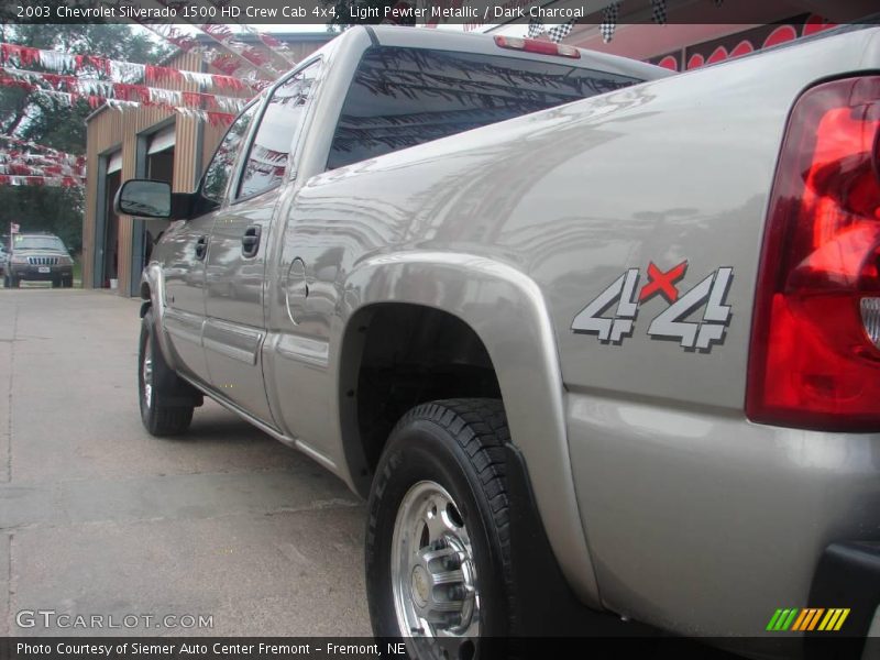 Light Pewter Metallic / Dark Charcoal 2003 Chevrolet Silverado 1500 HD Crew Cab 4x4