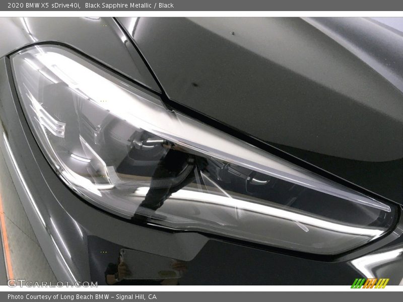 Black Sapphire Metallic / Black 2020 BMW X5 sDrive40i