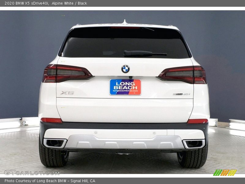 Alpine White / Black 2020 BMW X5 sDrive40i