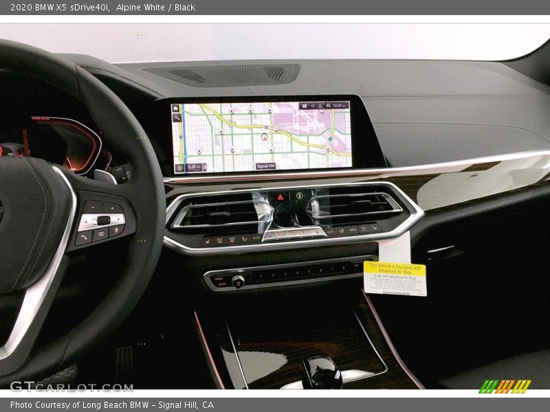Alpine White / Black 2020 BMW X5 sDrive40i