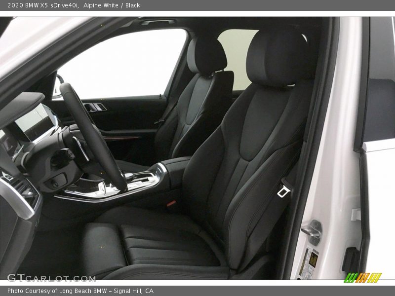 Alpine White / Black 2020 BMW X5 sDrive40i