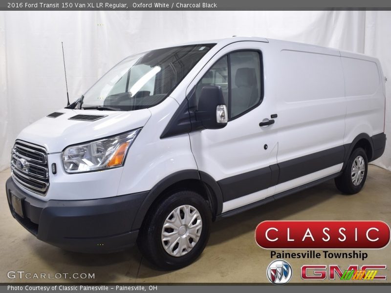 Oxford White / Charcoal Black 2016 Ford Transit 150 Van XL LR Regular