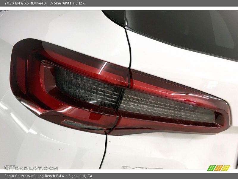Alpine White / Black 2020 BMW X5 sDrive40i