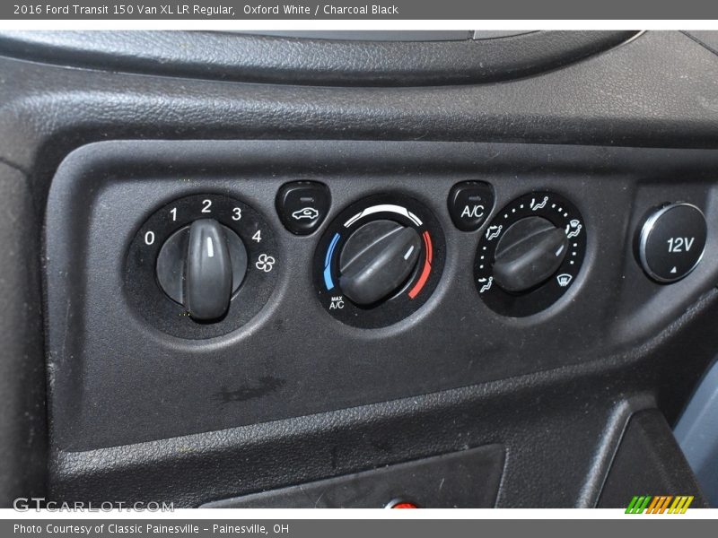 Controls of 2016 Transit 150 Van XL LR Regular